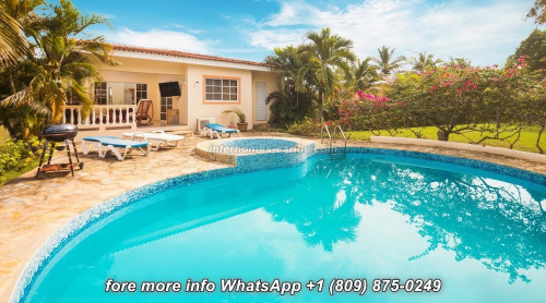 photos for SOSUA: 2-FLOOR VILLA WITH ONE MAIN- AND ONE GUEST APARTMENT