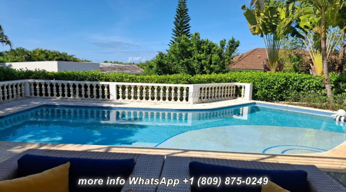 photos for SOSUA: NOW REDUCED - AIR-CONDITIONED VILLA WITH 3-BEDROOMS AND SEPARATE GUEST HOUSE