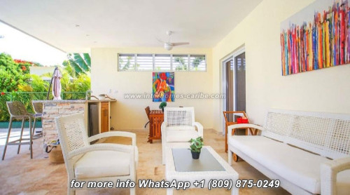 photos for SOSUA: TOP-FURNISHED MODERN 2-BEDROOM VILLA WITH EXTENSIVE AMENITIES UPDATES
