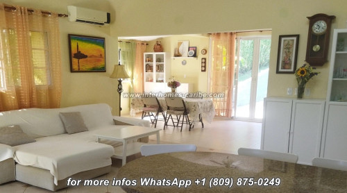 photos for SOSUA: COMFORTABLY FURNISHED VILLA WITH 1 MAIN AND 1 GUEST APARTMENT, CLOSE TO THE BEACH