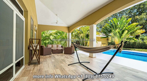 photos for SOSUA: MOVE-IN 4-BEDROOM VILLA WITH LARGE COVERED TERRACE AND POOL
