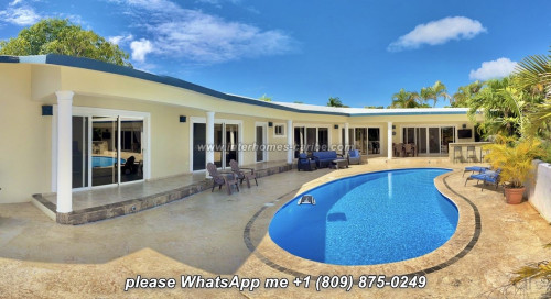 photos for SOSUA: EXPENSIVELY RENOVATED 3-BEDROOM VILLA WITH PERFECT POOL AND TERRACE AREA