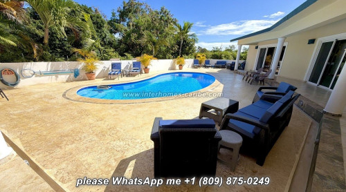 photos for SOSUA: EXPENSIVELY RENOVATED 3-BEDROOM VILLA WITH PERFECT POOL AND TERRACE AREA